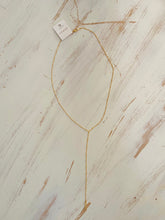 Load image into Gallery viewer, Dainty Satellite Y-Chain // Gold
