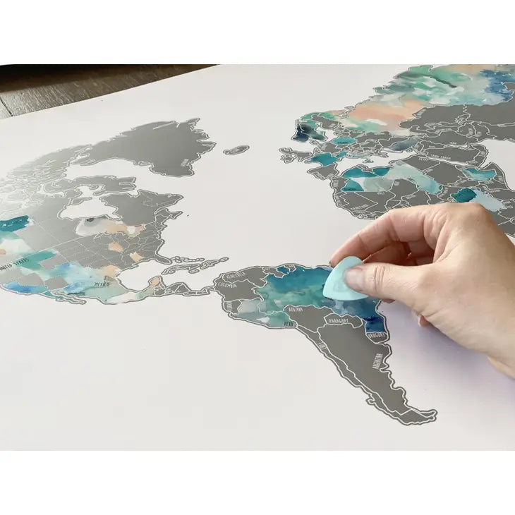Dreamer World Scratch Off Map
