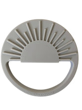 Load image into Gallery viewer, Sun Silicone Teether - Grey

