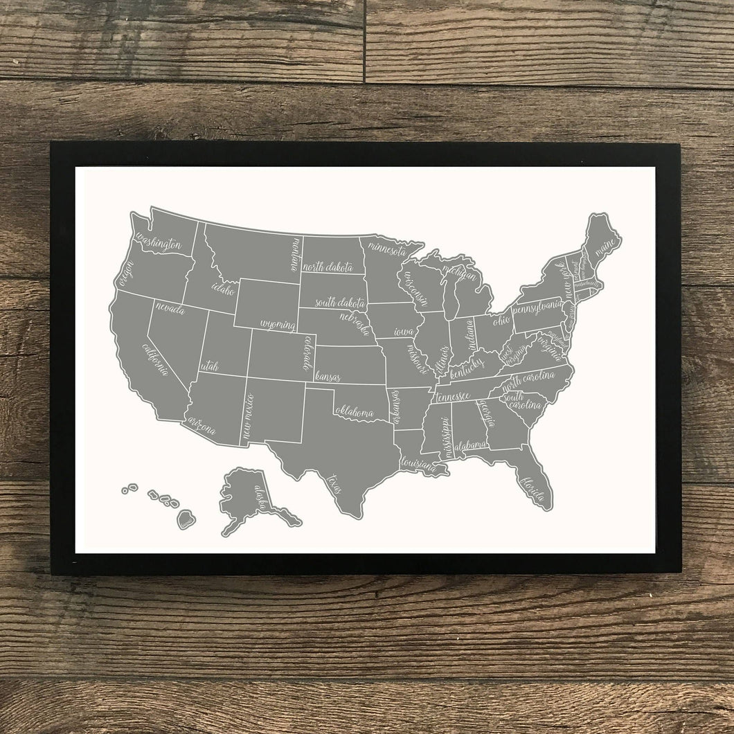 Rose Less Traveled USA Map